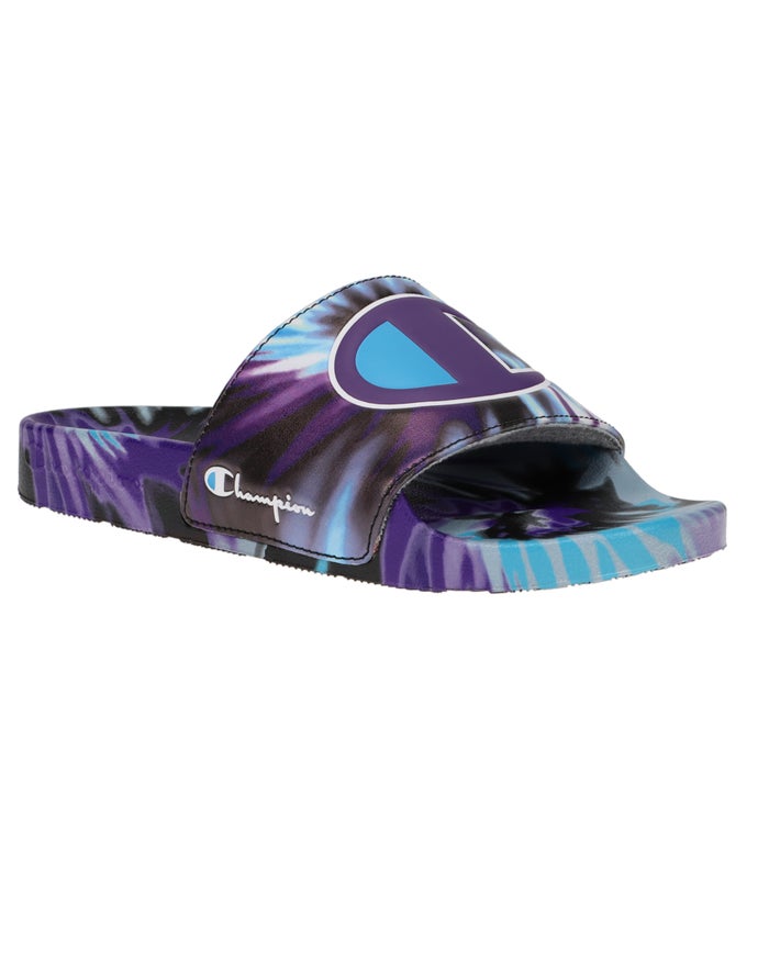 Champion Dame Badesandaler Flerfarvede - Tie Dye - Danmark LNB-459237